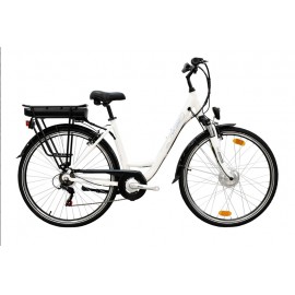 Neuzer E-Trekking MXUS elektromos kerékpár tel. villával matt fehér